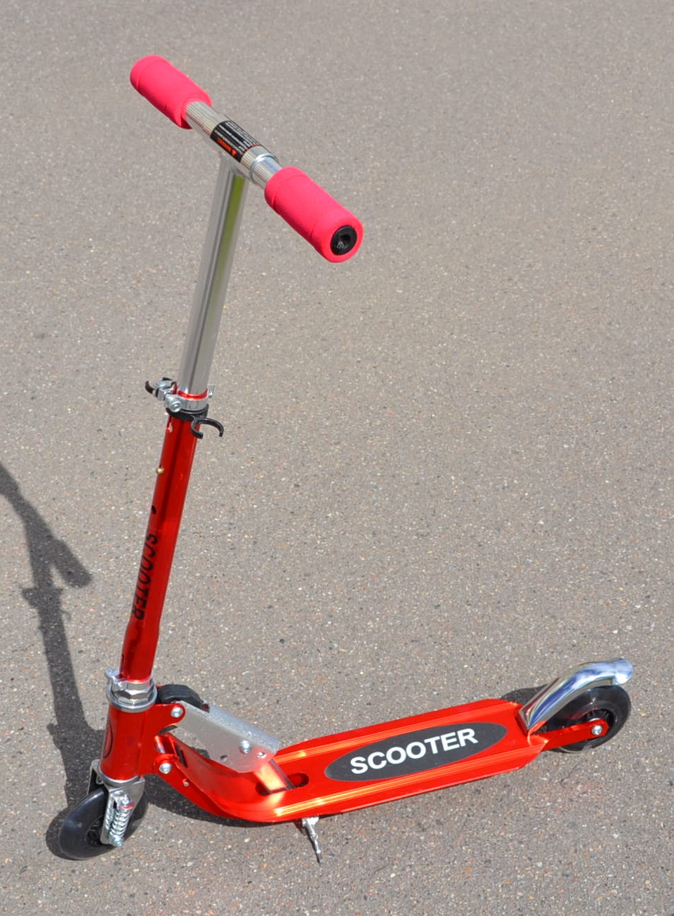 Самокат Scooter FTK023 (Красный), Цвет Красный