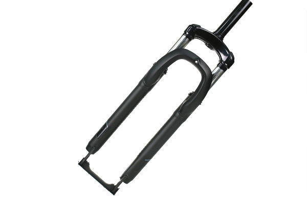 Вилка EASING ES 225-2 27,5"*1,1\8"Disc безрезьбовая,пружина,стальная,черная\серая,2,55кг