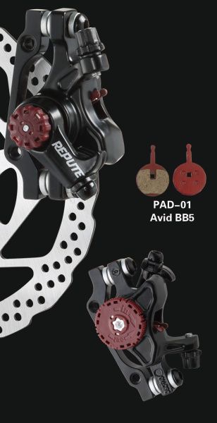 Тормоз дисковый механический задний Repute DSC-910R,МТБ,ротор180\160\140мм,(pad01),без ротора,черный Тормоз дисковый механический задний Repute DSC-910R,МТБ,ротор180\160\140мм,(pad01),без ротора,черный