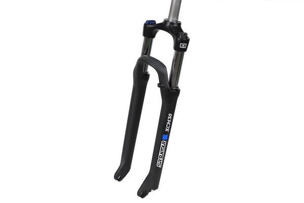 Вилка SUNTOUR SF15-XCM-HLO-DS 29"*1.1\8"ход 100мм,локаут гидр,предвар.сжатие,алюм,черный\матовый